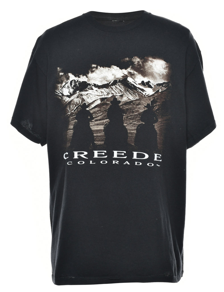 Creede Colorado Printed T-shirt - L