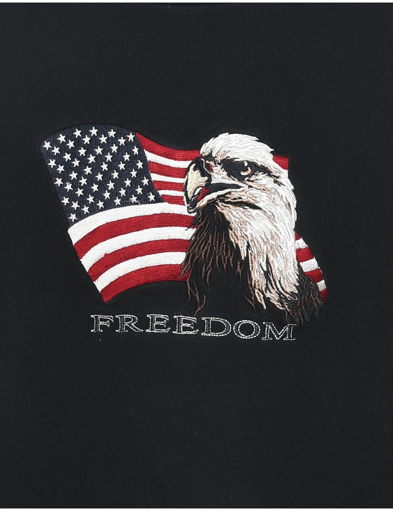 Croft & Barrow Freedom Printed Sweatshirt - XXL