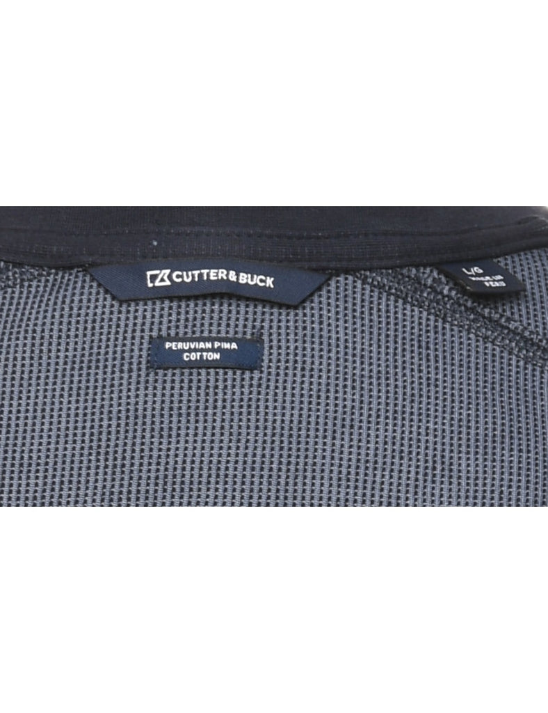 Cutter & Buck Plain Navy Golf Style Sweatshirt - L