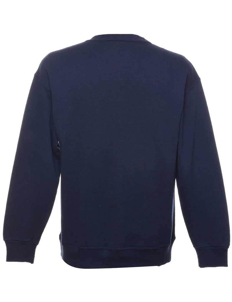Dallas Cowboys Navy & White Printed Sweatshirt - M