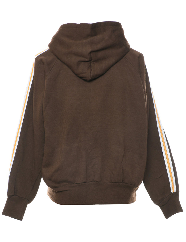 Dark Brown Track Top - M