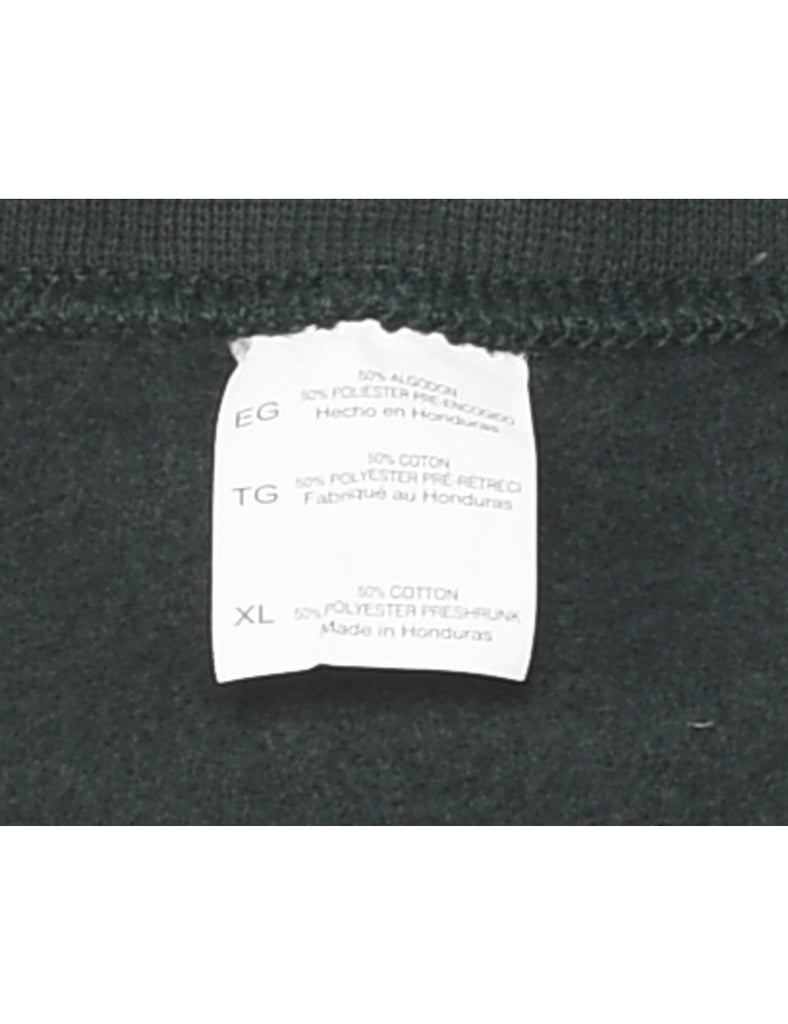 Dark Green Christmas Sweatshirt - XL