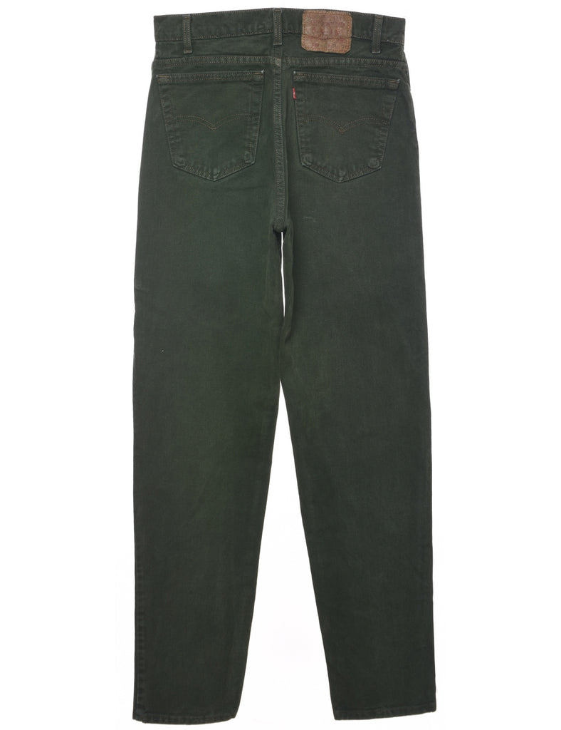 Dark Green Levis 550 Jeans - W33 L34