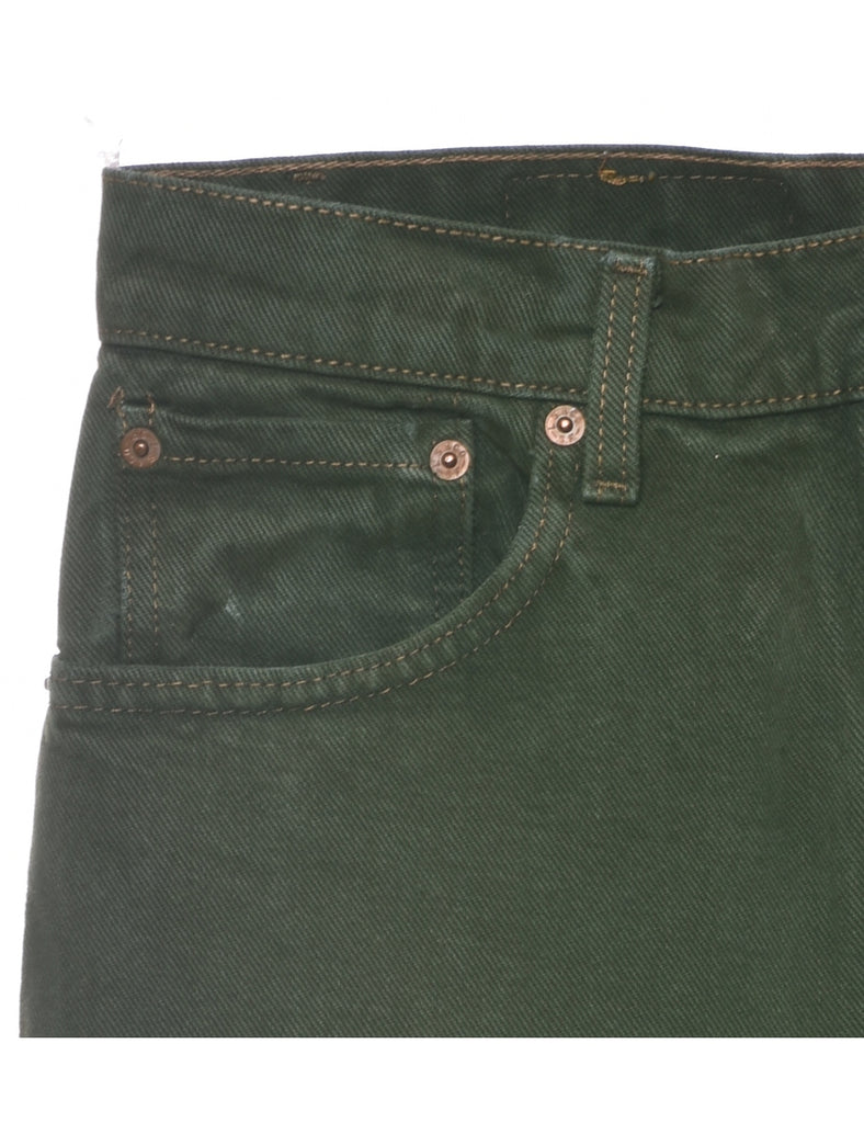 Dark Green Levis 550 Jeans - W33 L34