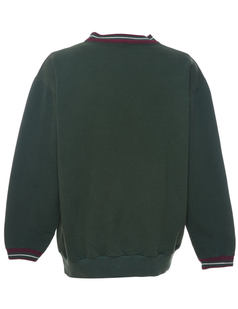 Dark Green Nike Sweatshirt - L