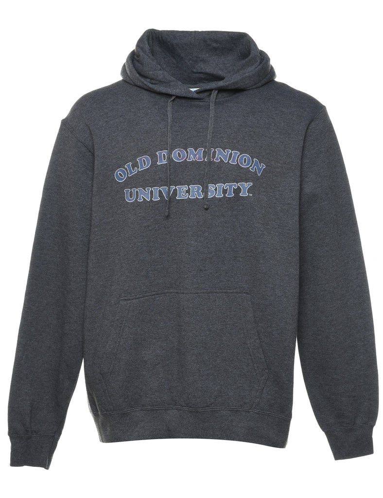 Dark Grey & Blue Old Dominion University Hoodie - L