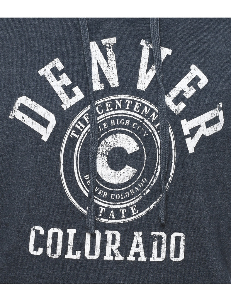 Dark Grey Denver Colorado Hoodie - M
