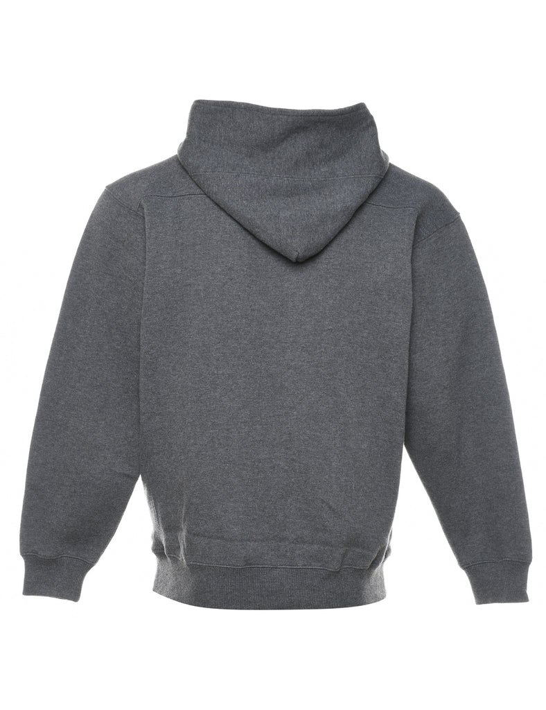 Dark Grey Fitger's Duluth MN Lace-Up Detail Hoodie - S