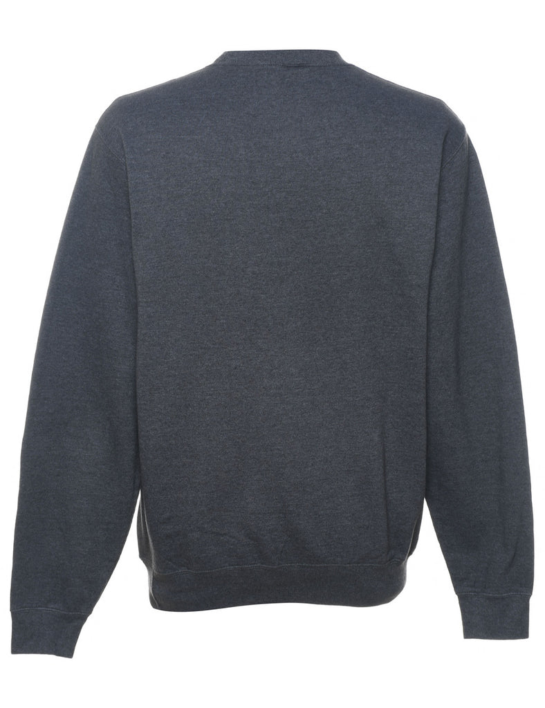 Dark Grey & Maroon CCS Printed Sweatshirt - M