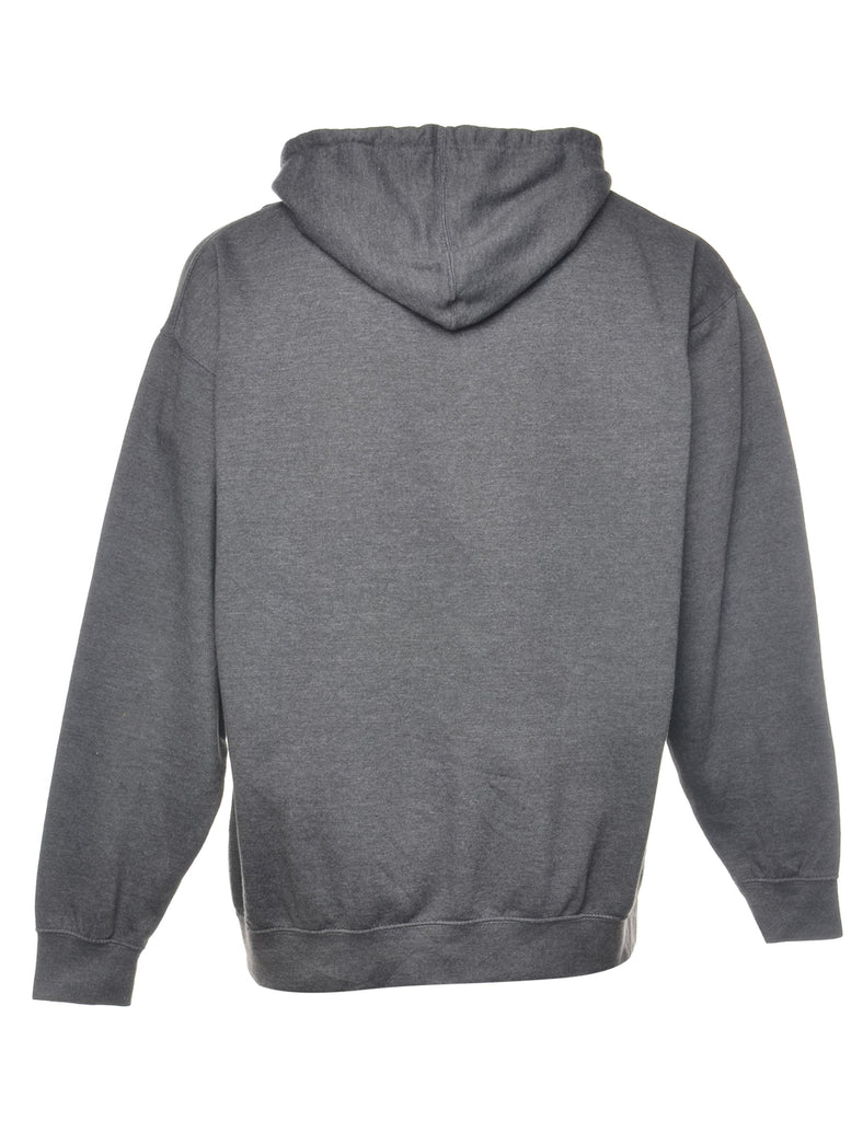 Dark Grey Park City printed Hoodie - XL