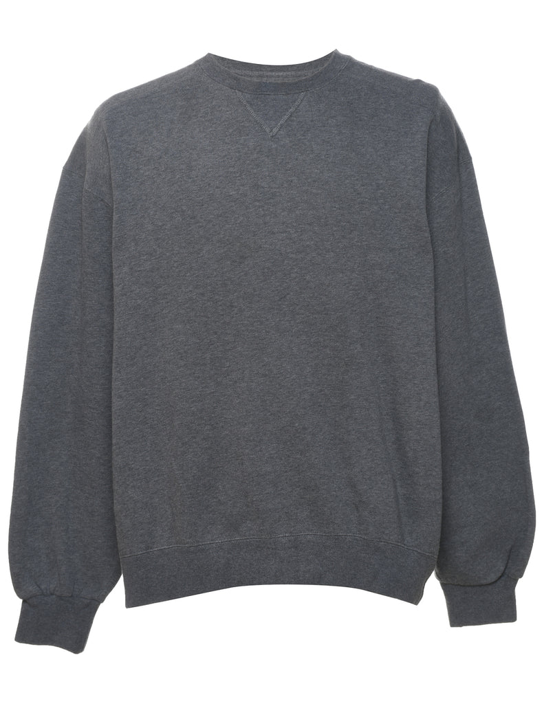 Dark Grey Plain Sweatshirt - XL
