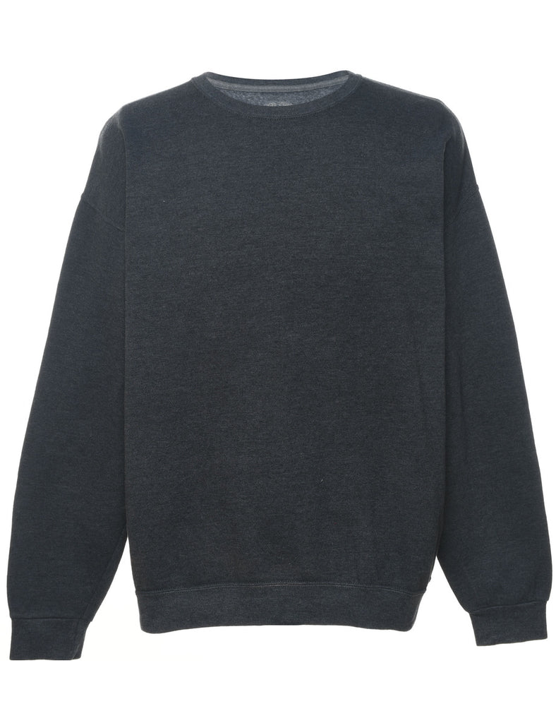 Dark Grey Plain Sweatshirt - XL