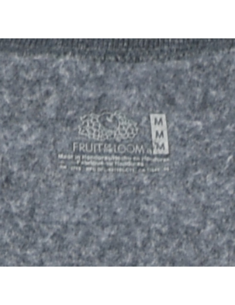 Dark Grey Plain Sweatshirt - M