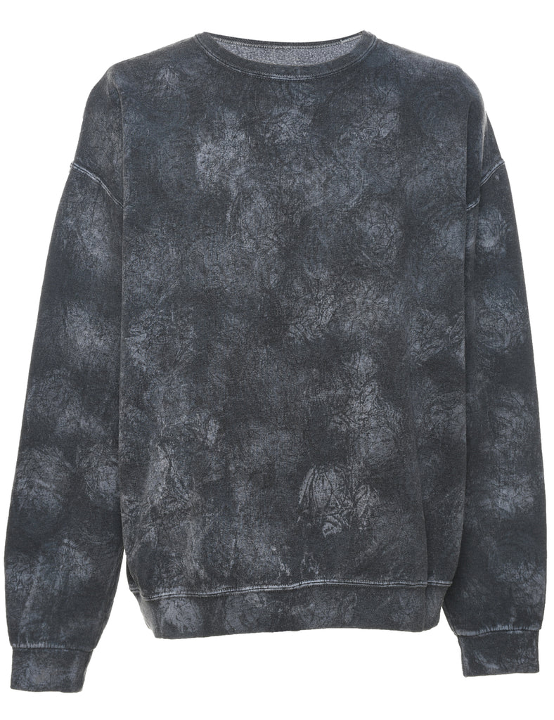 Dark Grey Printed Sweatshirt - XL