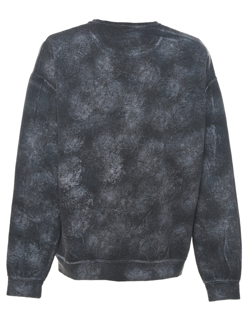 Dark Grey Printed Sweatshirt - XL