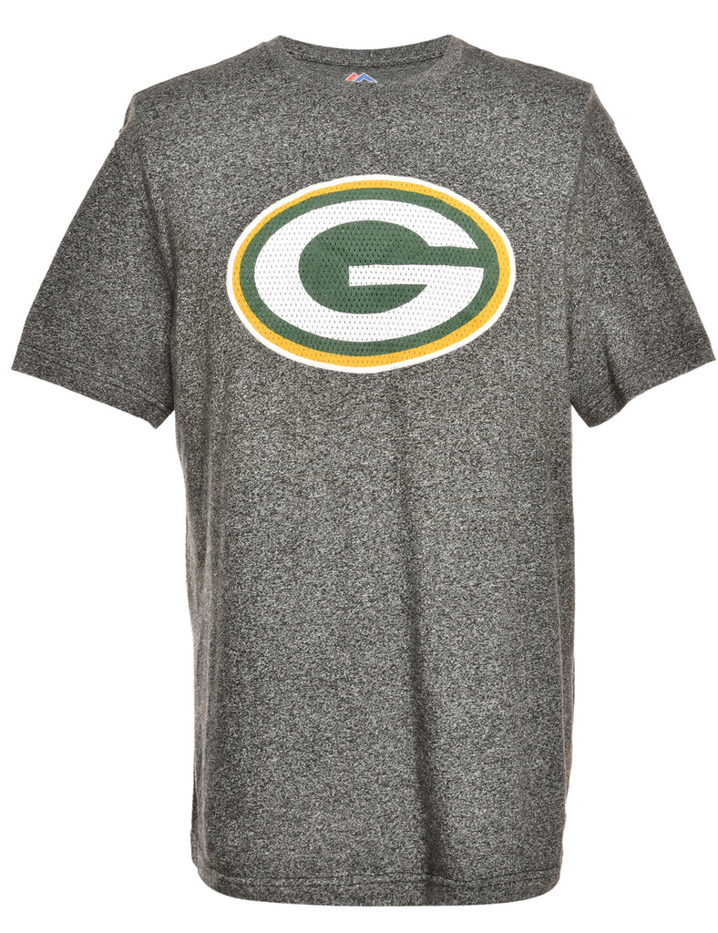 Dark Grey Printed T-shirt - L