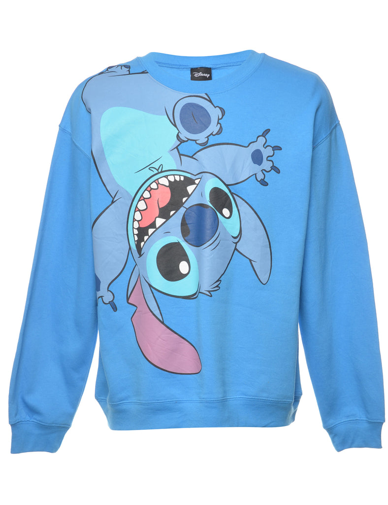 Disney Cartoon Blue Sweatshirt - L