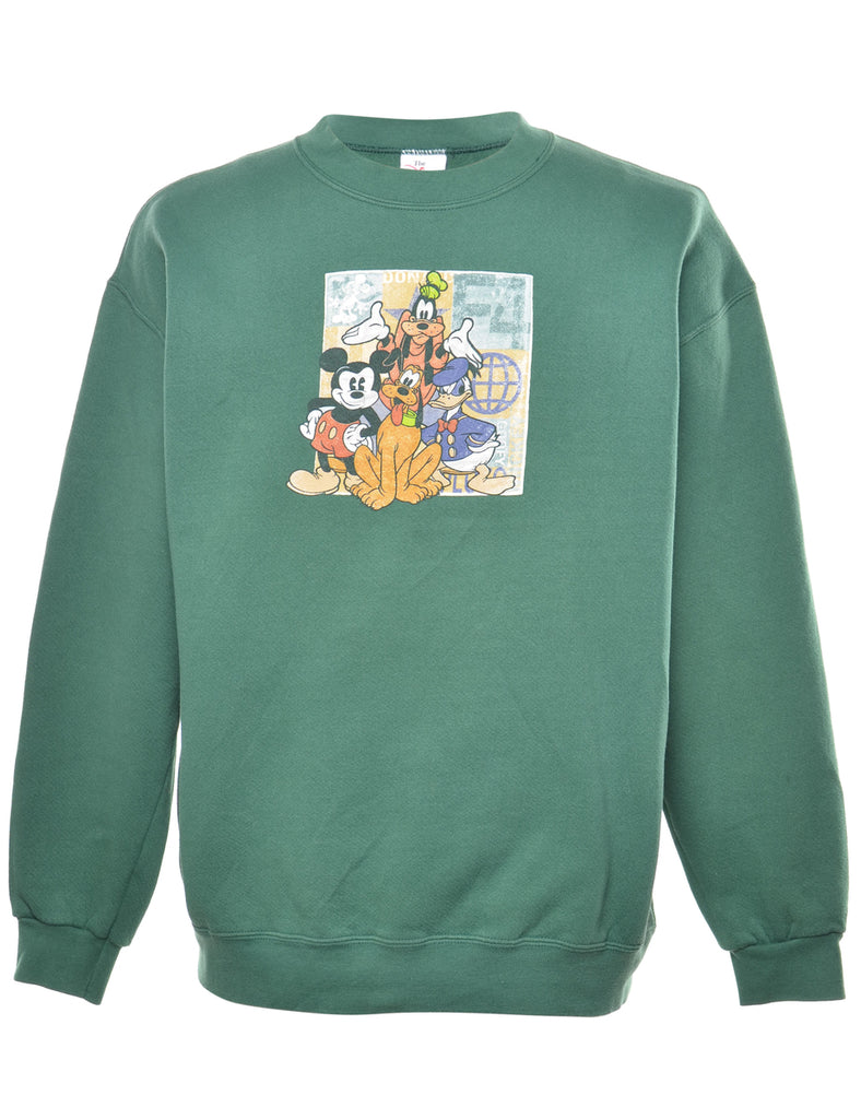 Disney Cartoon Sweatshirt - L