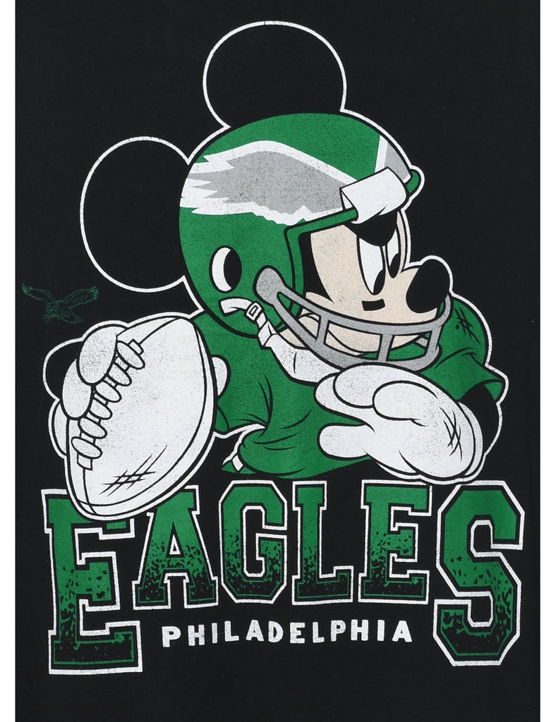 Disney Eagles Philadelphia Cartoon T-shirt - XL