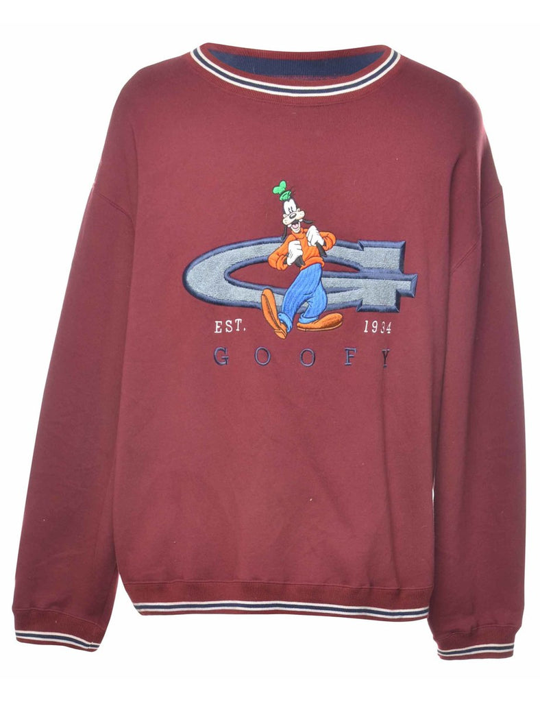 Disney Goofy Cartoon Sweatshirt - XL