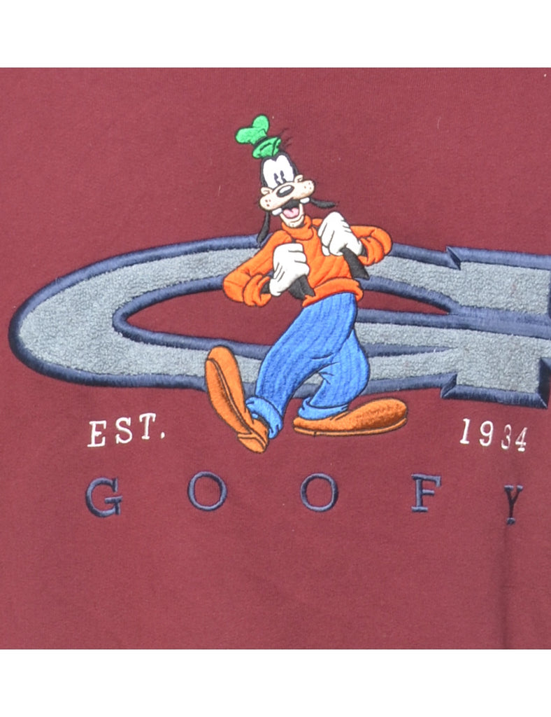 Disney Goofy Cartoon Sweatshirt - XL