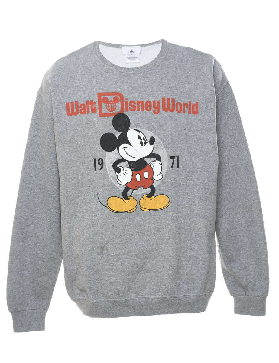 Disney cartoon print sweatshirt deals