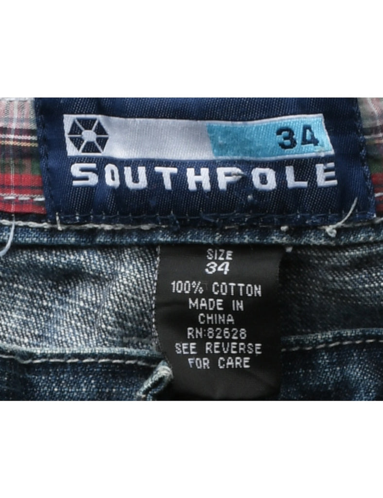 Distressed Tapered Jeans - W34 L31