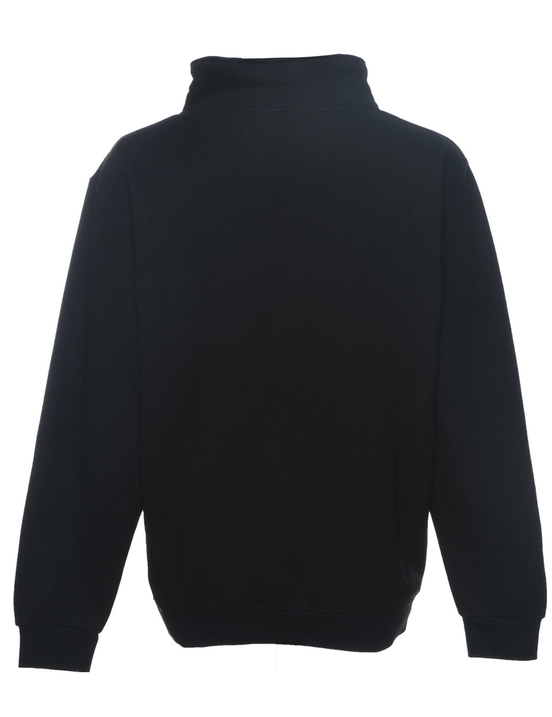Don Shaw Black Embroidered Track Top - M