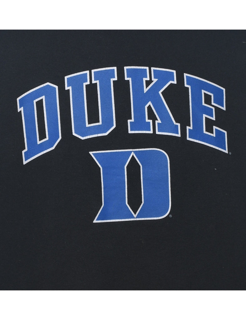Duke Navy & Blue Varsity Sweatshirt - L
