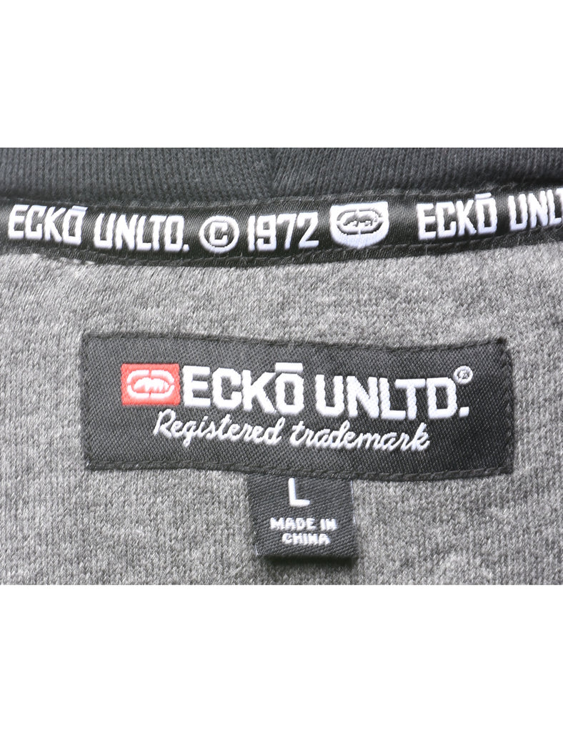 Ecko Printed Hoodie - L