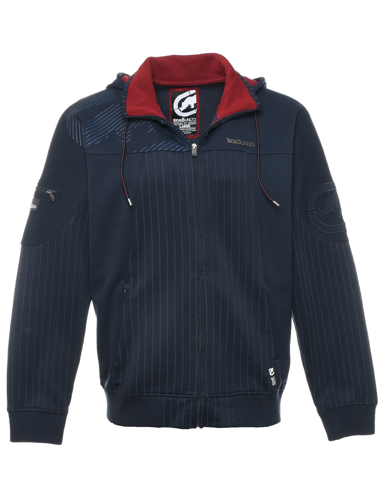 ECKO Unltd Navy Hoodie - L