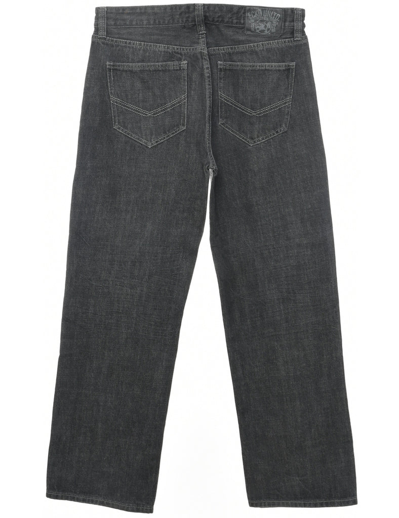 Ecko Untld Dark Grey Straight Fit Jeans - W34 L30