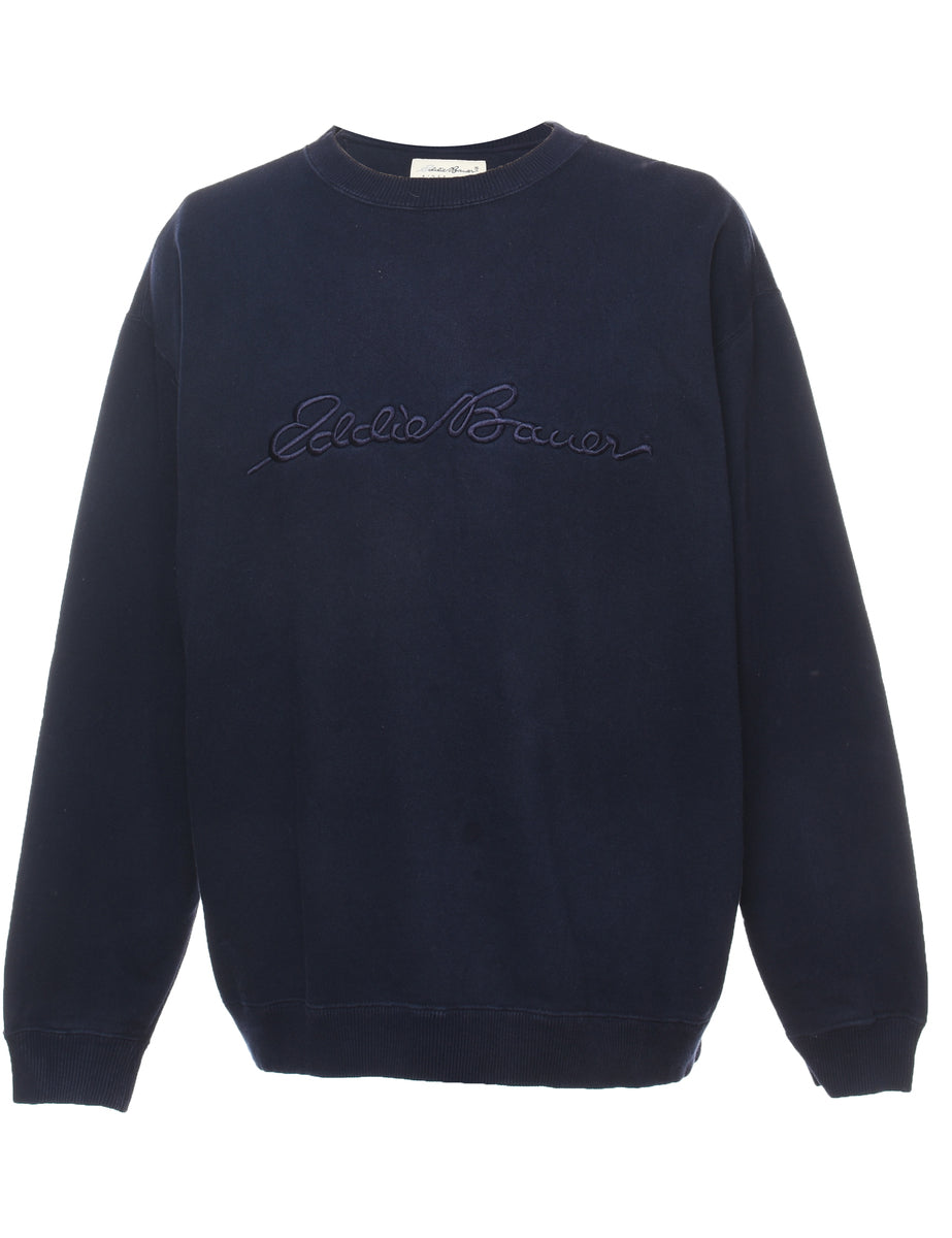 Eddie Bauer Plain Embroidered Sweatshirt M