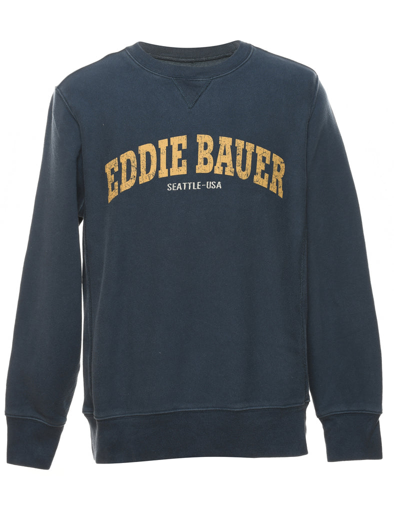 Eddie Bauer Spell Out Design Sweatshirt - M