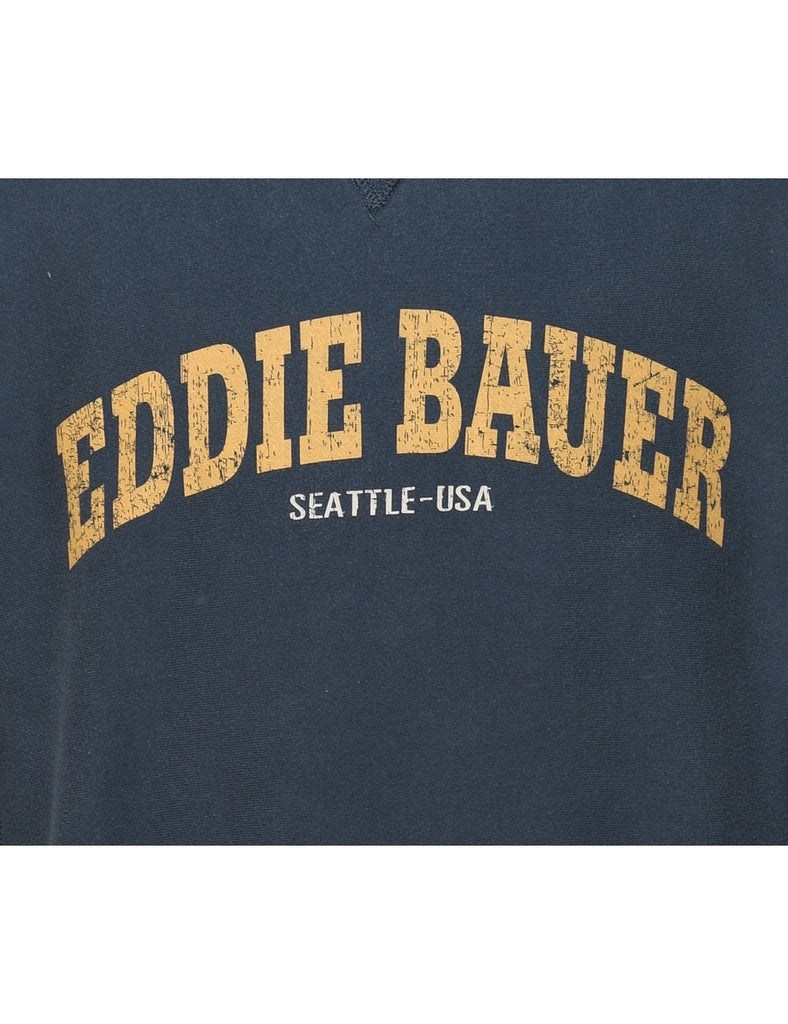 Eddie Bauer Spell Out Design Sweatshirt - M