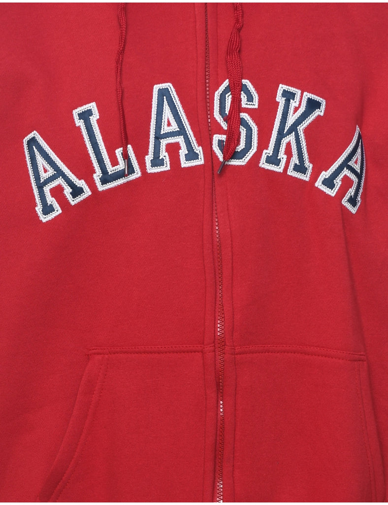 Embroidered Alaska Embroidered Sweatshirt - XL