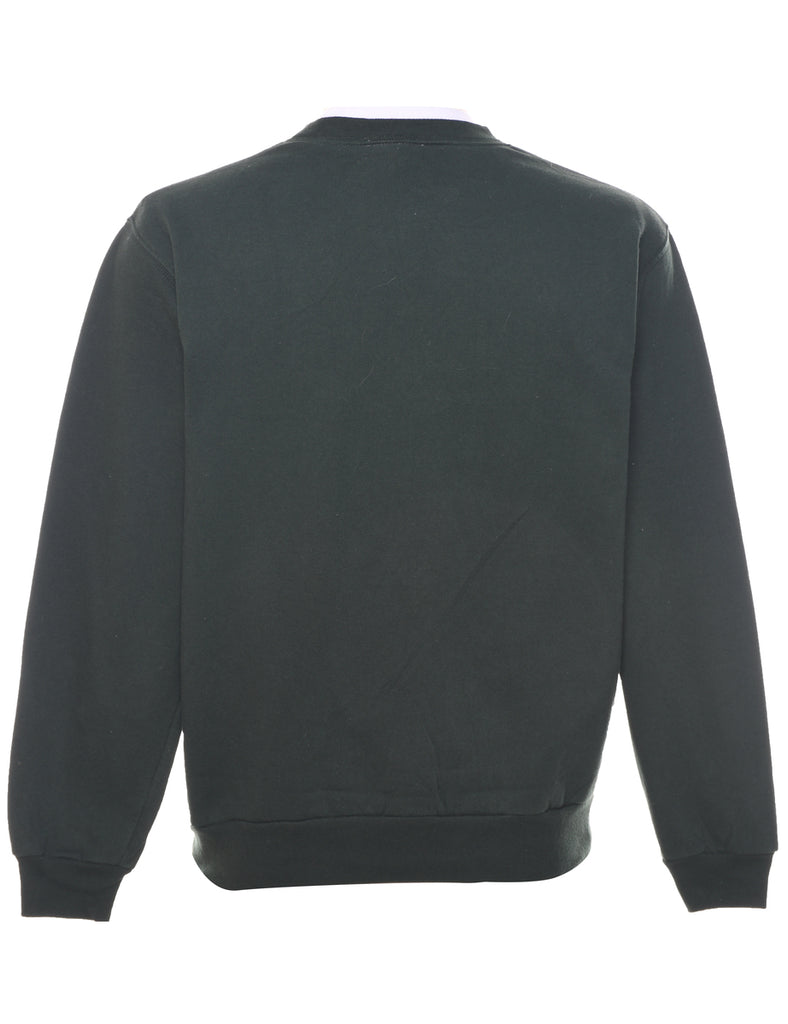 Embroidered Animal Sweatshirt - M