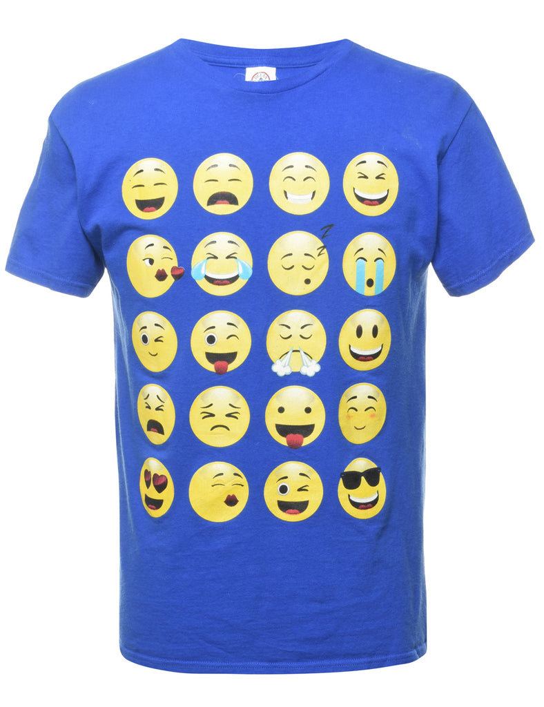 Emoji Printed T-shirt - M