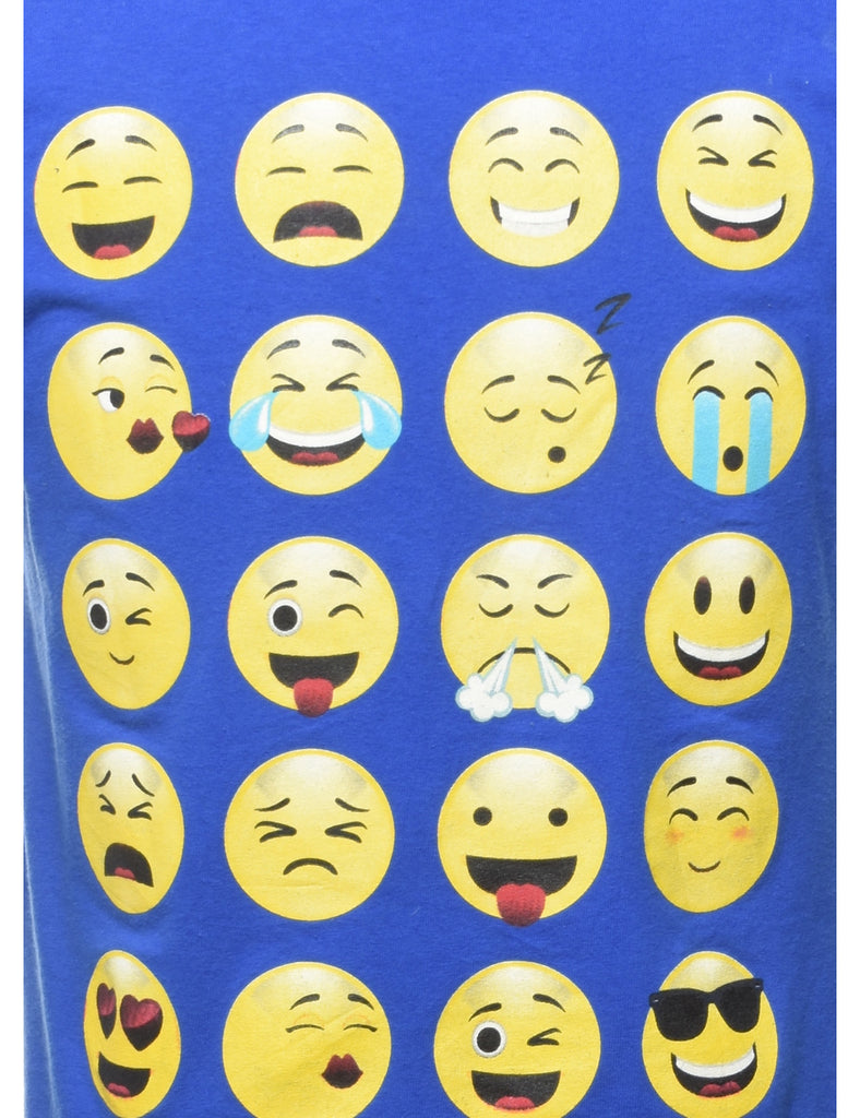 Emoji Printed T-shirt - M