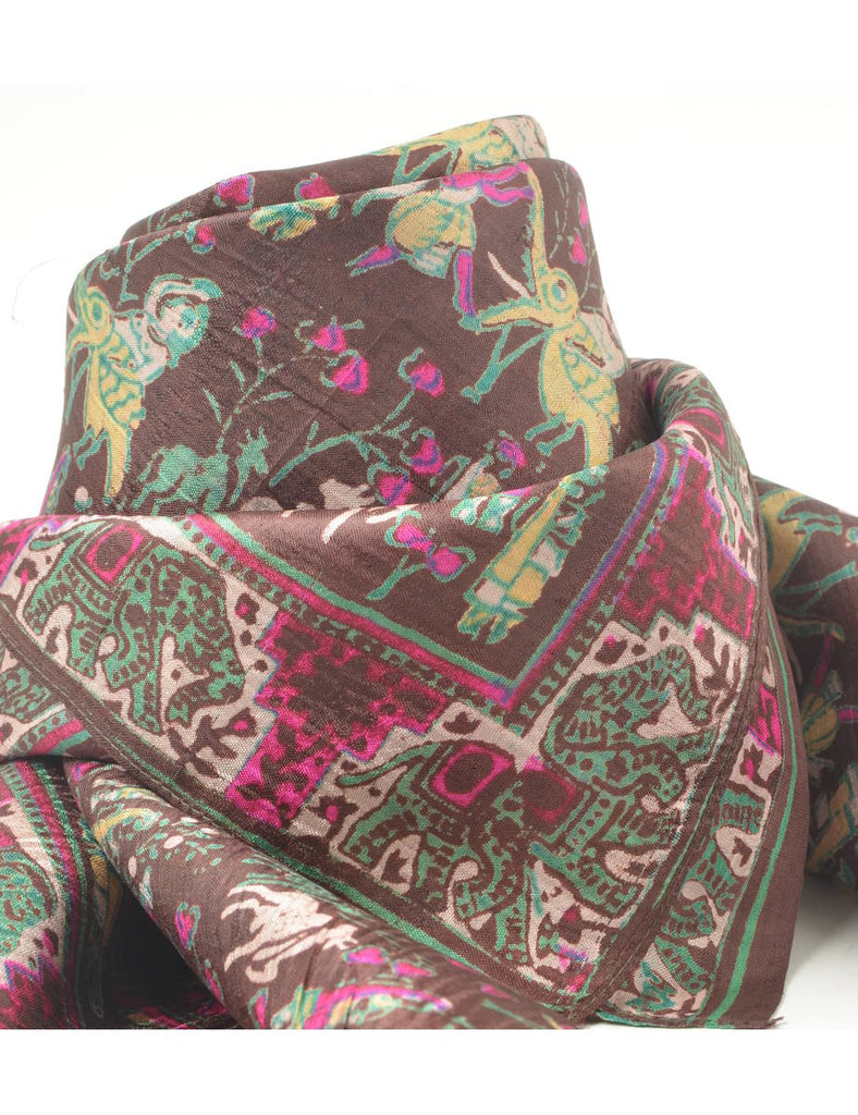 Ethnic Print Head Scarf - M