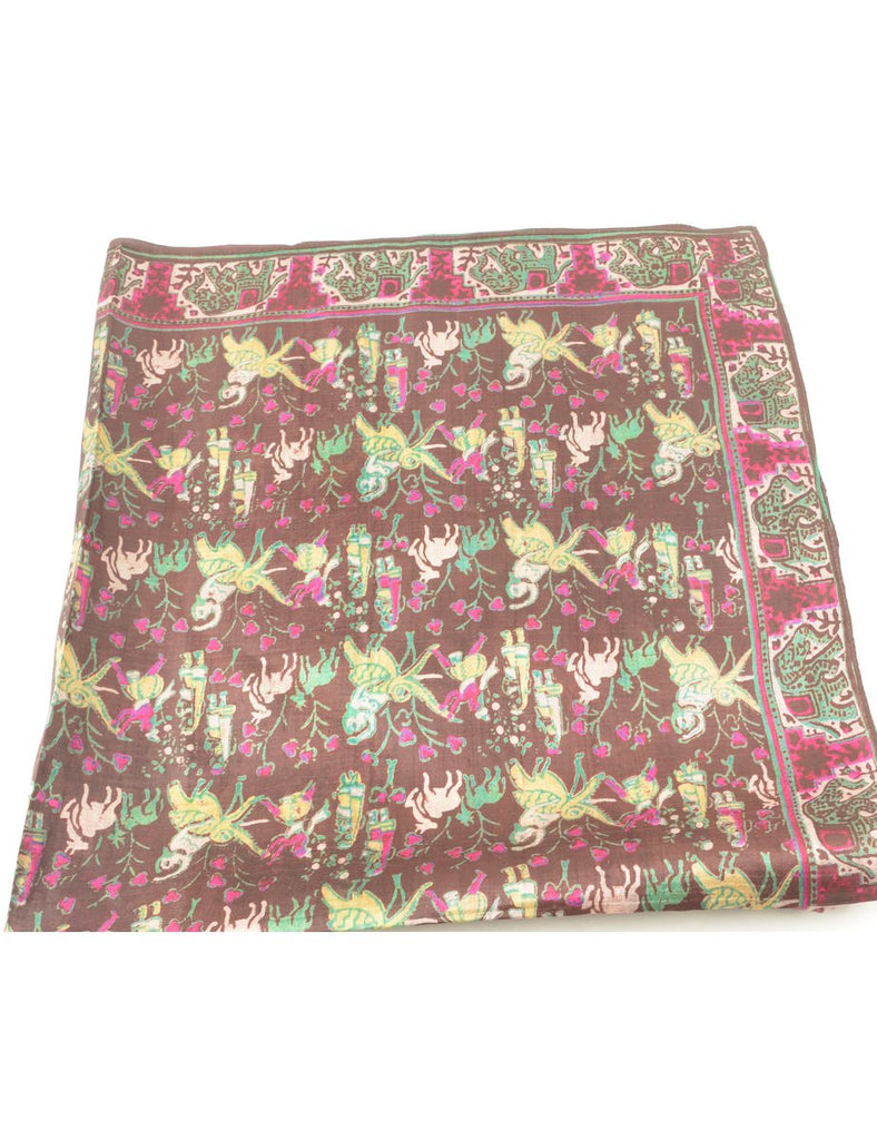Ethnic Print Head Scarf - M