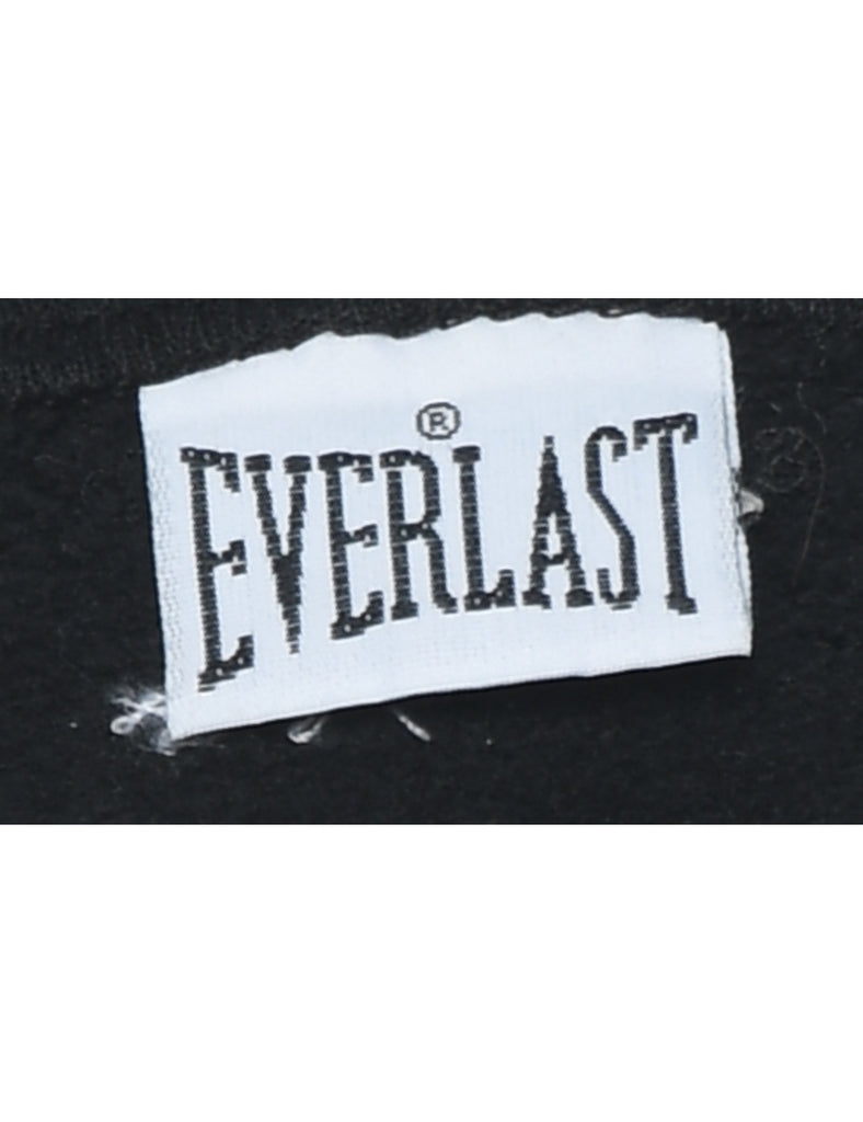 Everlast Black & White Embroidered 1990s Vest - M