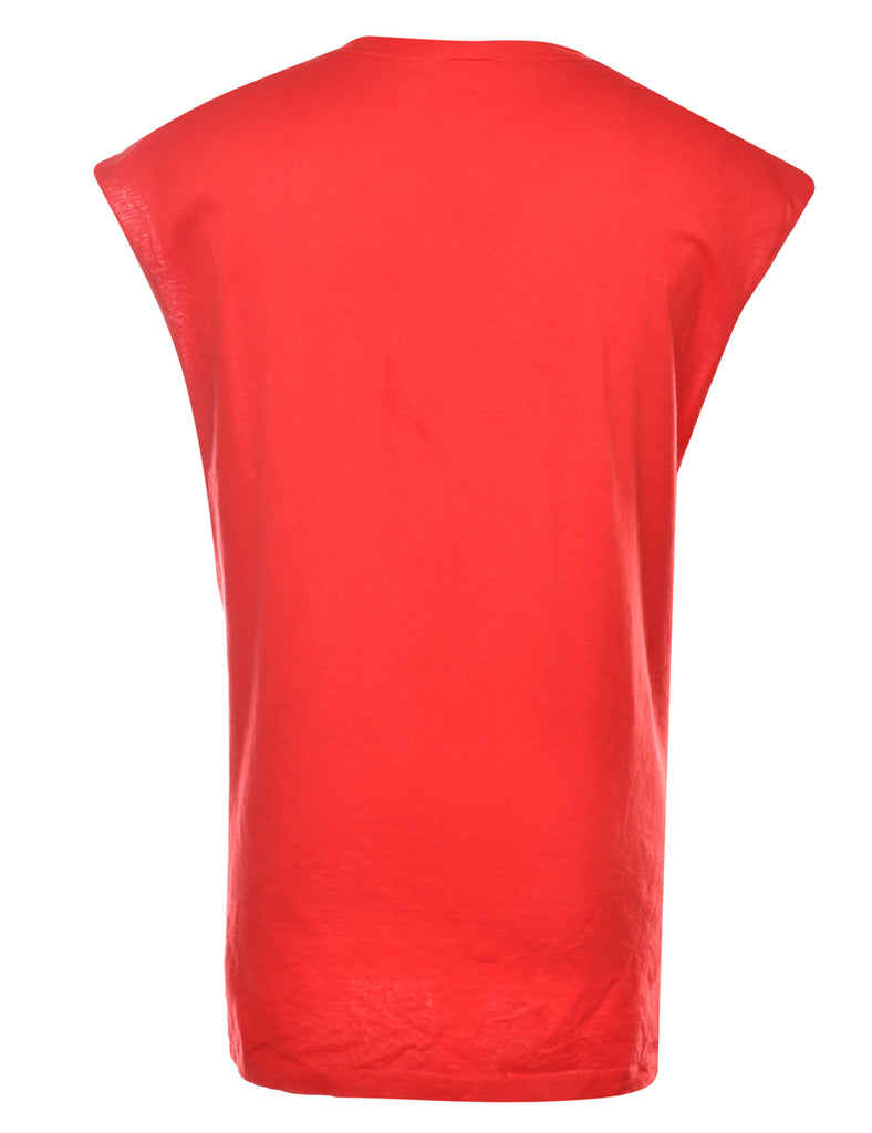 Extra Long Red Vest - XL