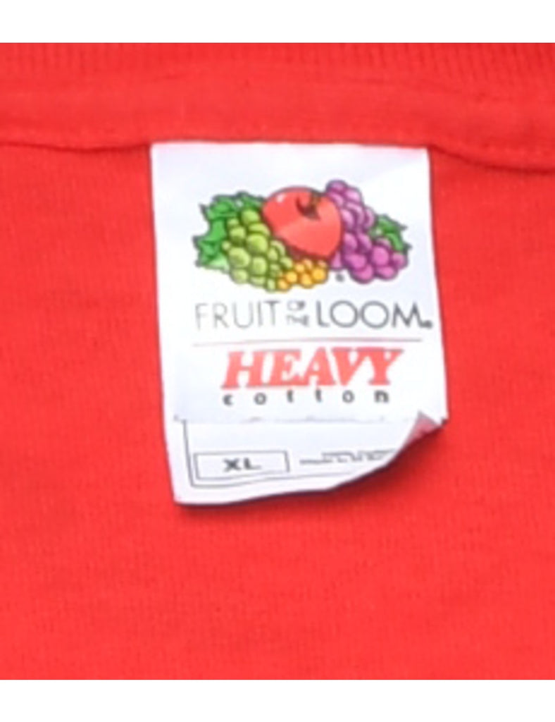 Extra Long Red Vest - XL
