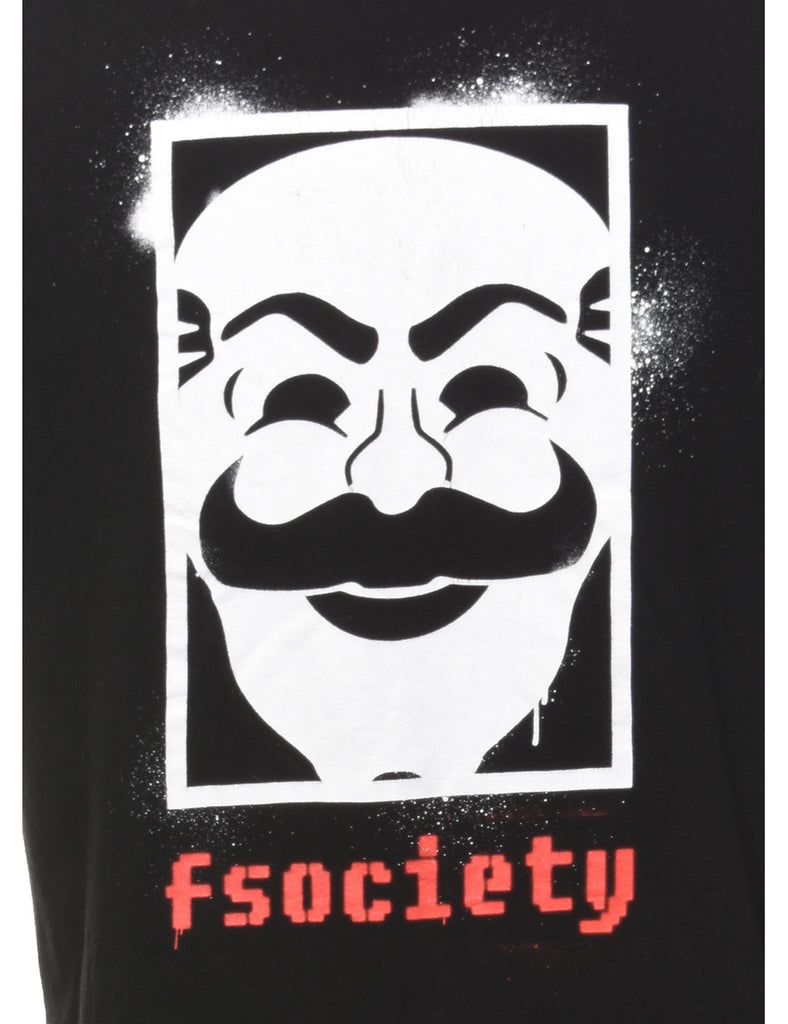 F Society Printed T-shirt - L