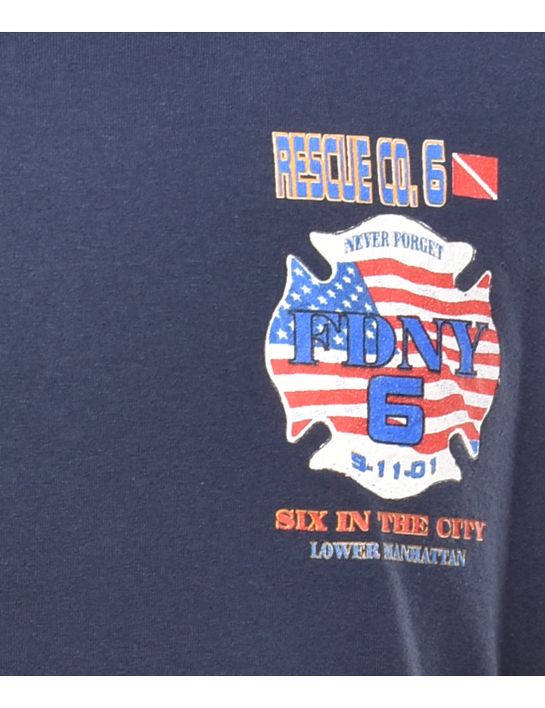 FDNY Printed T-shirt - XL