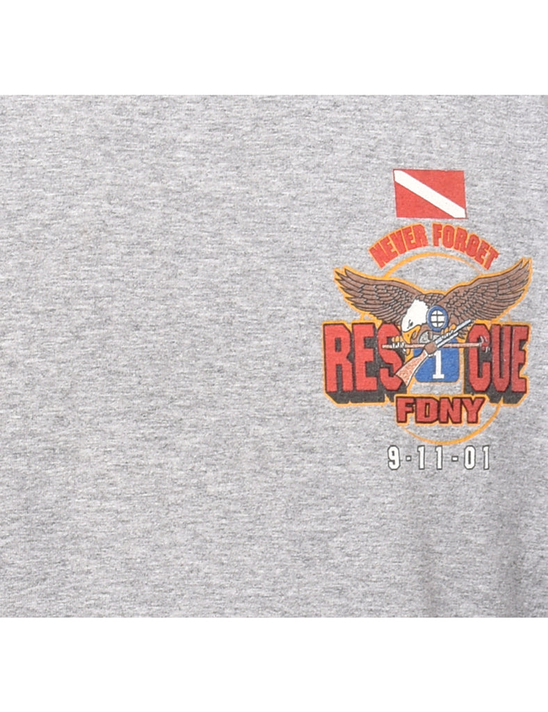 FDNY Printed T-shirt - XL