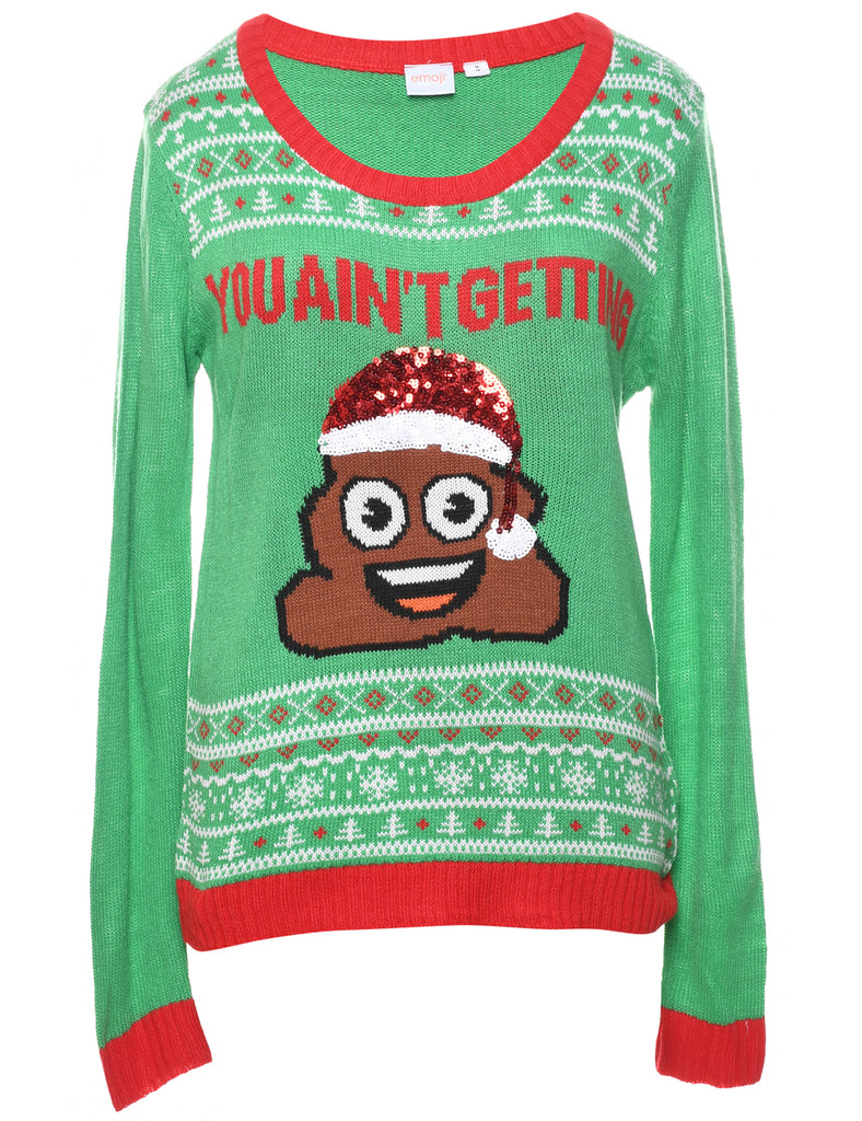 Festive Season Christmas Jumper - M