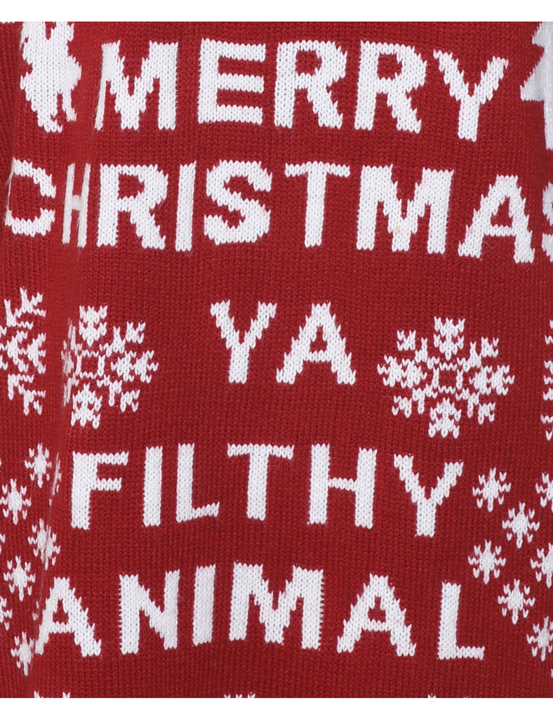Festive Season Christmas Jumper - L