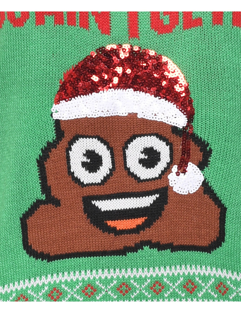 Festive Season Christmas Jumper - M